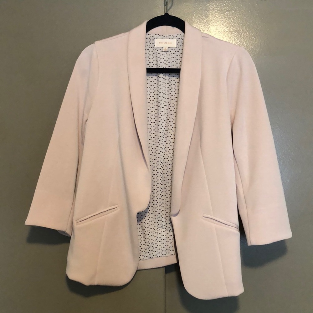 Skies Are Blue Light Pink Blazer